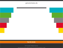 Tablet Screenshot of geisslertubes.de